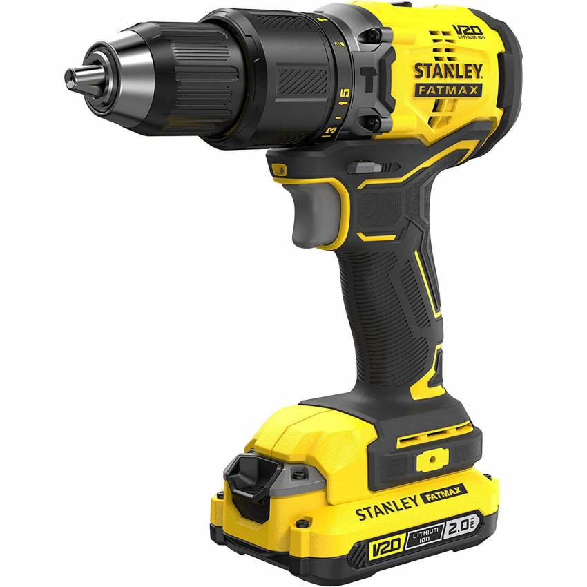 Дриль-шурупокрут ударний безщітковий акумуляторний STANLEY FATMAX SFMCD715D2K-SFMCD715D2K