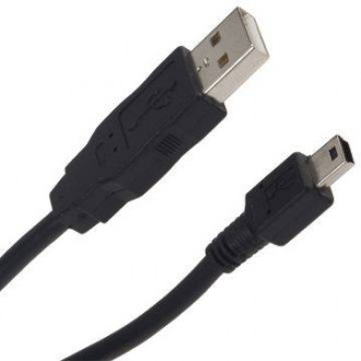 Кабель PowerPlant USB 2.0 AM – Mini Тип B, 0.25м-[articul]