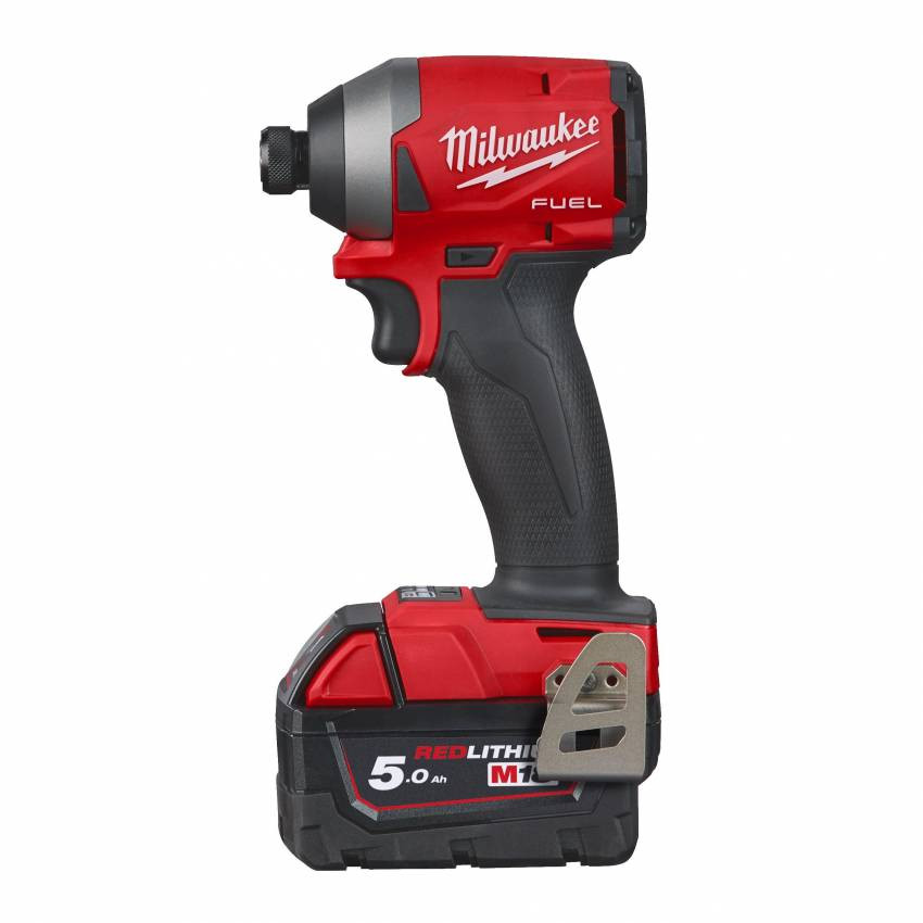 Імпульсний ударний шуруповерт акумуляторний 1/4" HEX MILWAUKEE, M18 FID2-502X, 226Нм, (зарядний пристрій, 2 акум.Х 5Ач, HDкейс)-4933464088