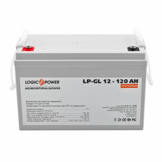 Акумулятор гелевий LP-GL 12V - 120 Ah Silver