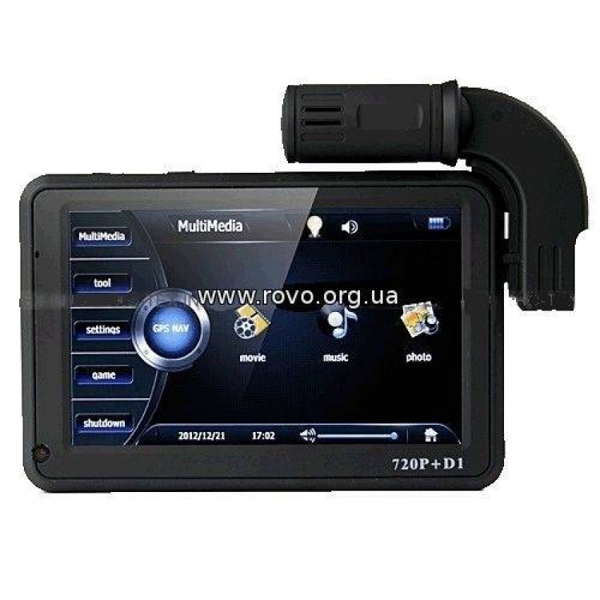 АВТО ДВР 5 дюймів із GPS-AVR-5GPS