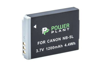 Акумулятор PowerPlant Canon NB-5L 1200mAh-[articul]