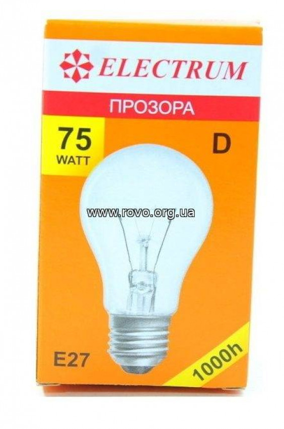 Лампа Electrum, LON, D55 75W E27-A-ID-0871