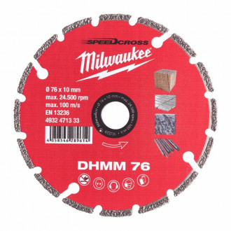 Диск алмазний MILWAUKEE DHММ 76; Ø76мм для M12 FCOT-[articul]