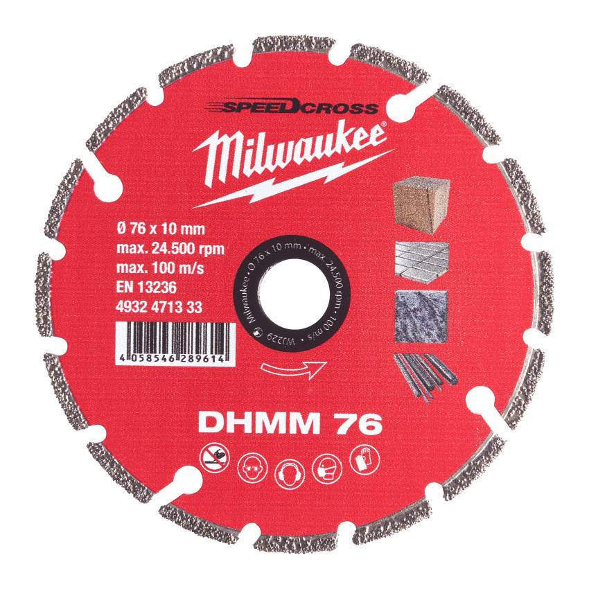 Диск алмазний MILWAUKEE DHММ 76; Ø76мм для M12 FCOT-4932471333