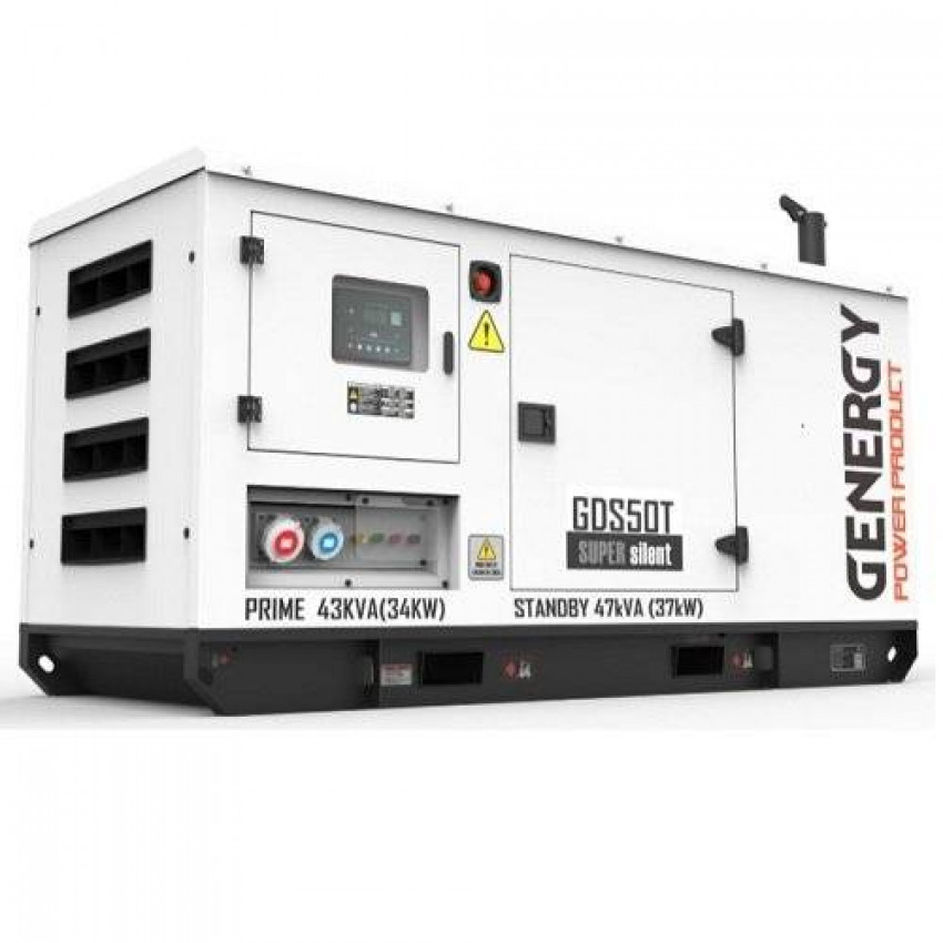 Генератор дизельний GENERGY GDS50T 37 кВт-240067090