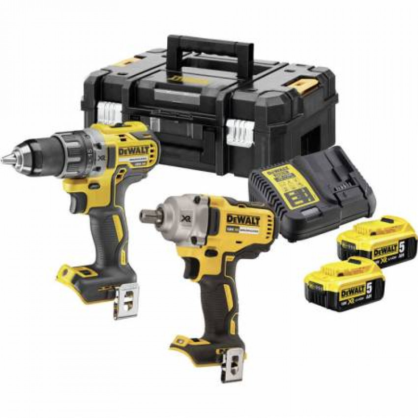 Набір з двох безщіткових інструментів DeWALT DCK2077P2T-DCK2077P2T