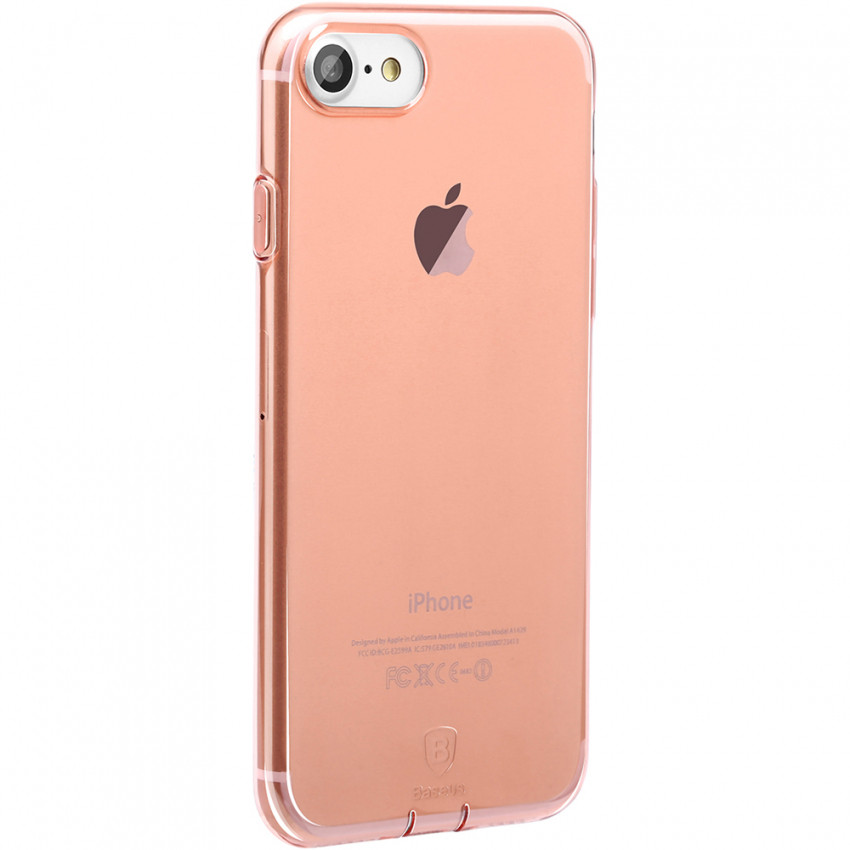 Чохол Baseus для iPhone SE 2020/8/7 Simple Pluggy Rose Gold (ARAPIPH7-A0R)-