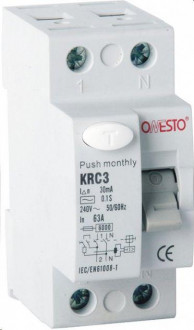 Дифреле ONESTO 1п+N 32А RCD 30mA, тип AC (KRC3)-[articul]