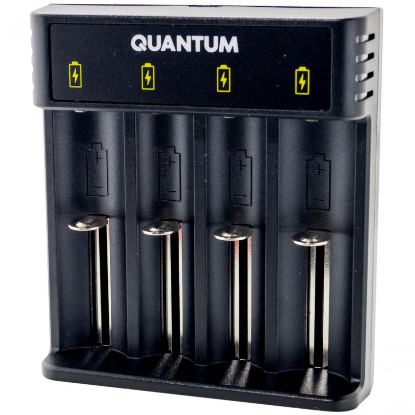 Зарядний пристрій Quantum QM-BC2040 для Li-ion 3.7V акум. 4-slot (USB)-QM-BC2040