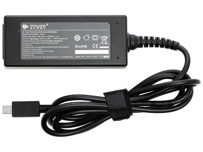 Адаптер для ноутбука PowerPlant ASUS 220V, 19V 33W 1.75A (mini USB)-AS33FMUSB