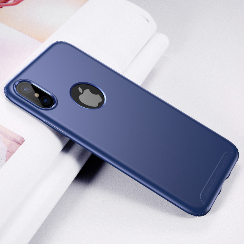 Чохол Baseus для iPhone X/X Soft Case Blue (WIAPIPHX-SJ03)-