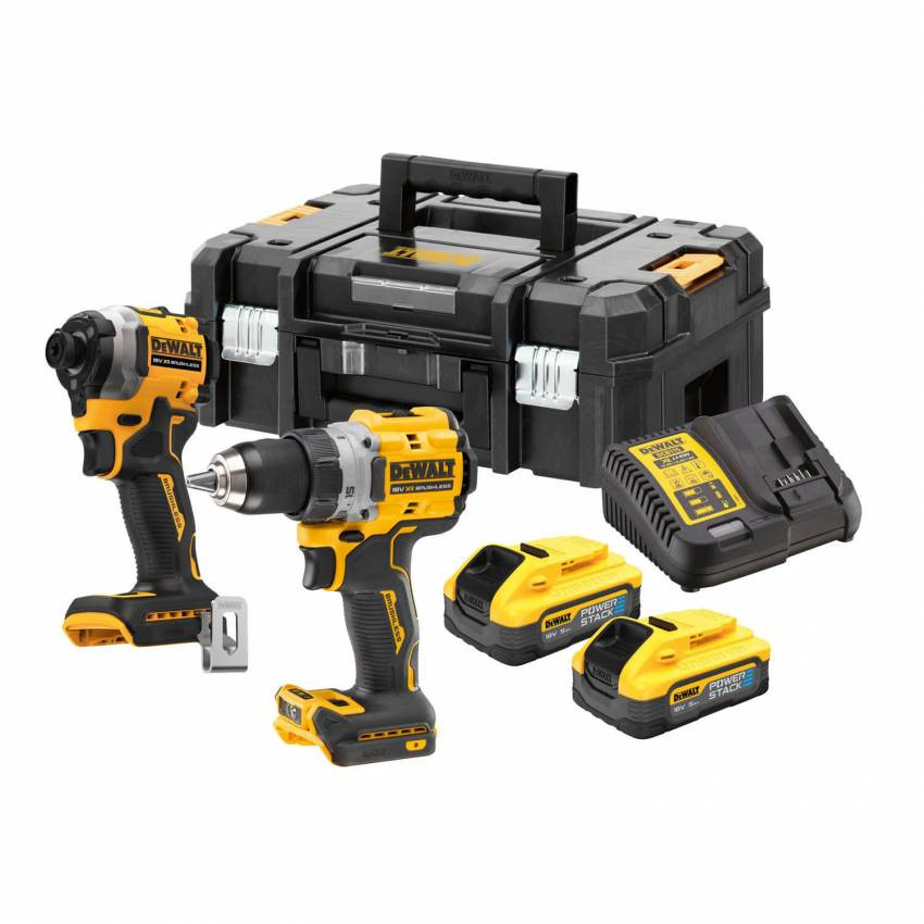 Набір з двох інструментів безщіткових DeWALT DCK2051E2T-DCK2051E2T