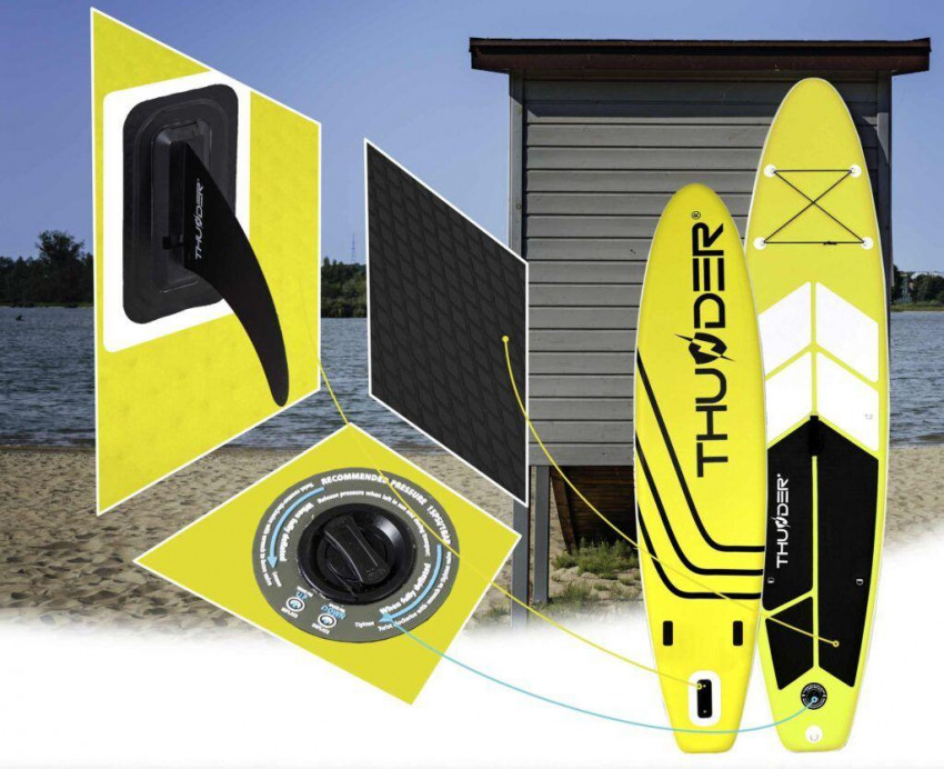 SUP-дошка THUNDER COAST YELLOW 320-COAST- YELLOW-320