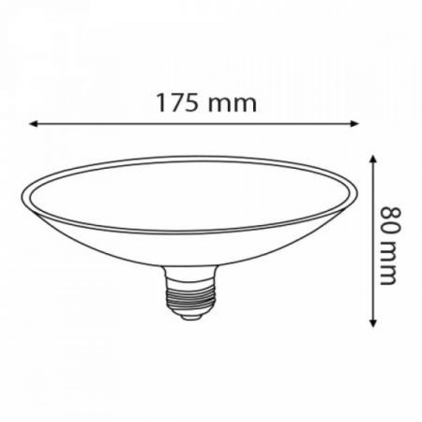 Світлодіодна лампа UFO-15 15W E27 4200K-001-044-0015-060