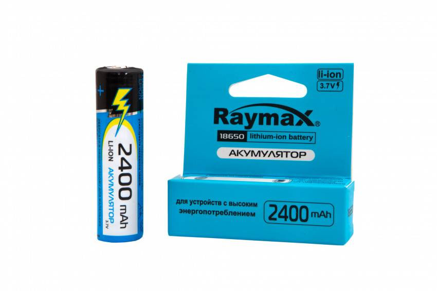 Аккумулятор 18650 3.7V 2400 mAh (Защита)-186502400R