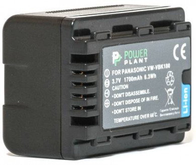 Акумулятор PowerPlant Panasonic VW-VBK180 1700mAh-[articul]