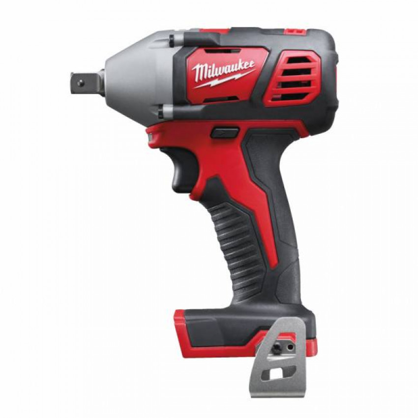 Гайкокрут акумуляторний 1/2" MILWAUKEE, M18 BIW12-402C, 240Нм (зарядний пристрій, 2 акум.Х 4Ач, кейс)-4933443607