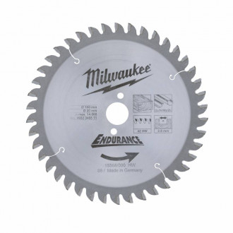 Диск пильний MILWAUKEE, Ø160/20мм, 42 зуб.-[articul]