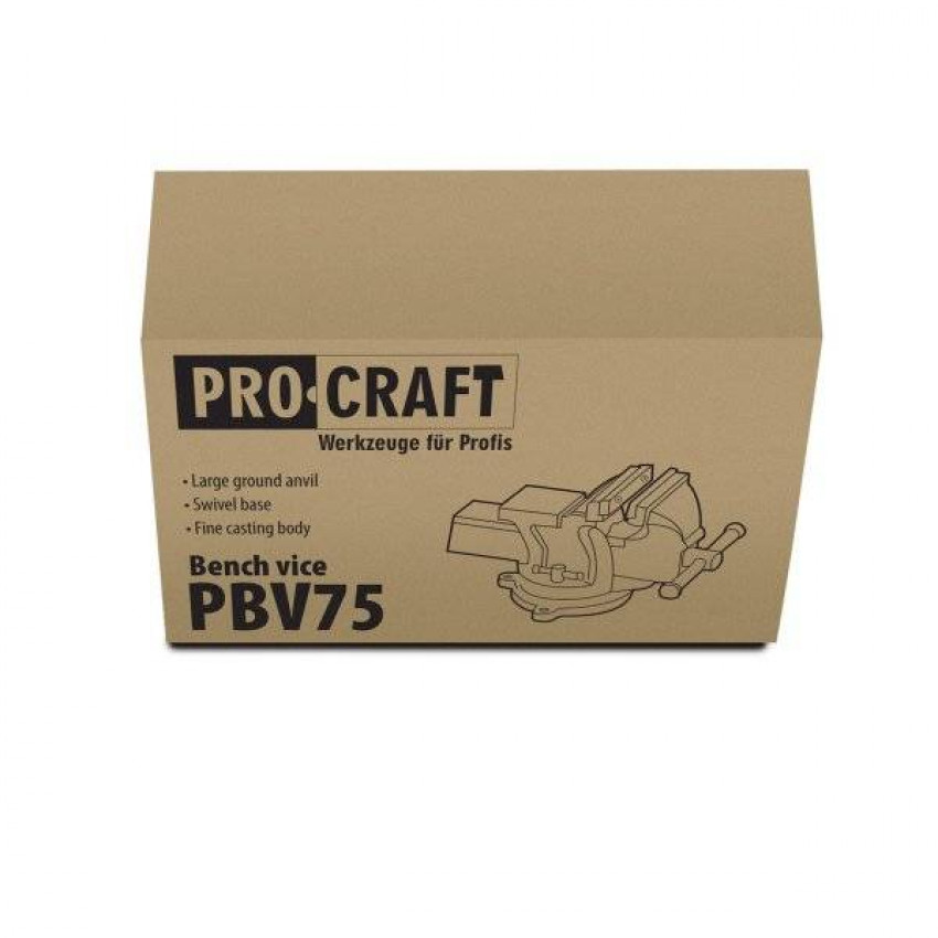 Тиски слюсарні Procraft PBV75-PBV75