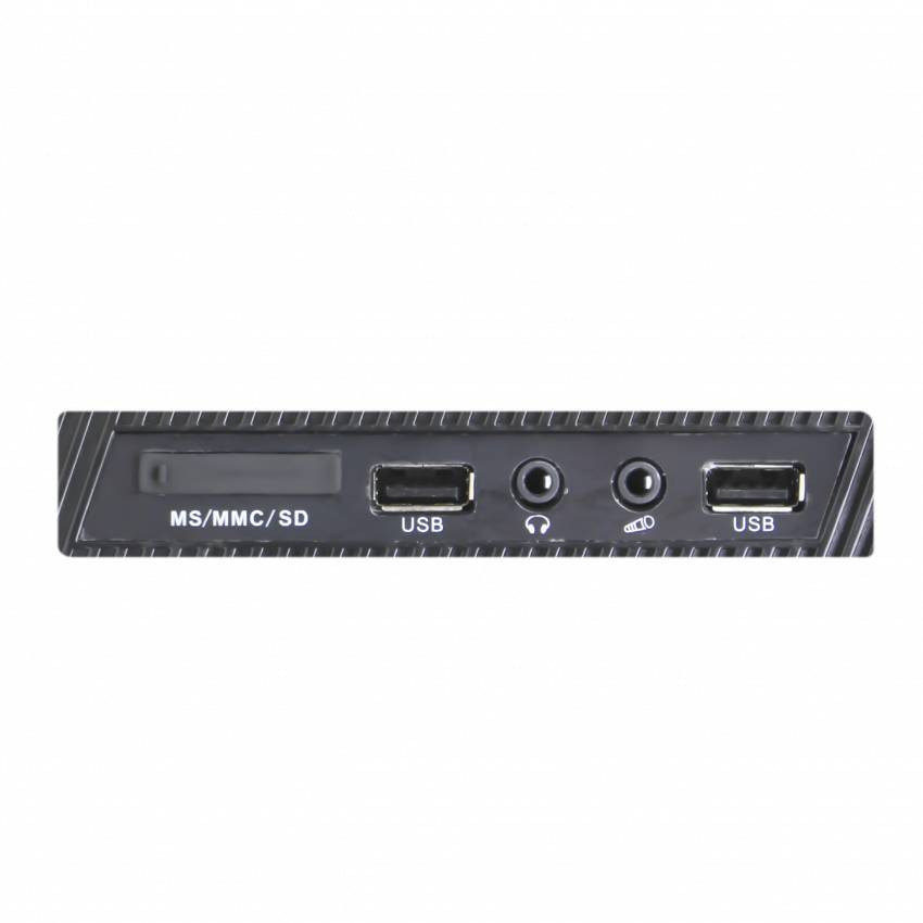 Корпус LP S605 BK 400W Slim 2xUSB 2.0-