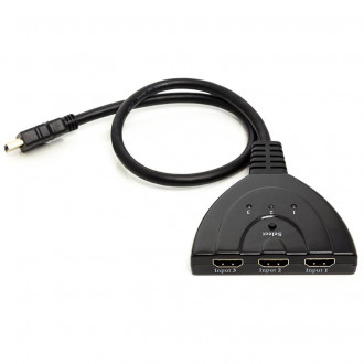 Комутатор PowerPlant HDMI-HDMI 3x1-[articul]