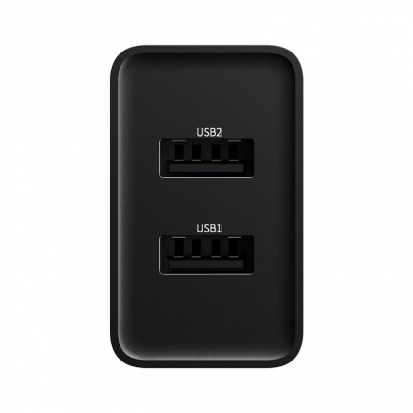 Зарядний пристрій Baseus Speed Mini Dual USB 10.5W Чорний (CCFS-R01)-