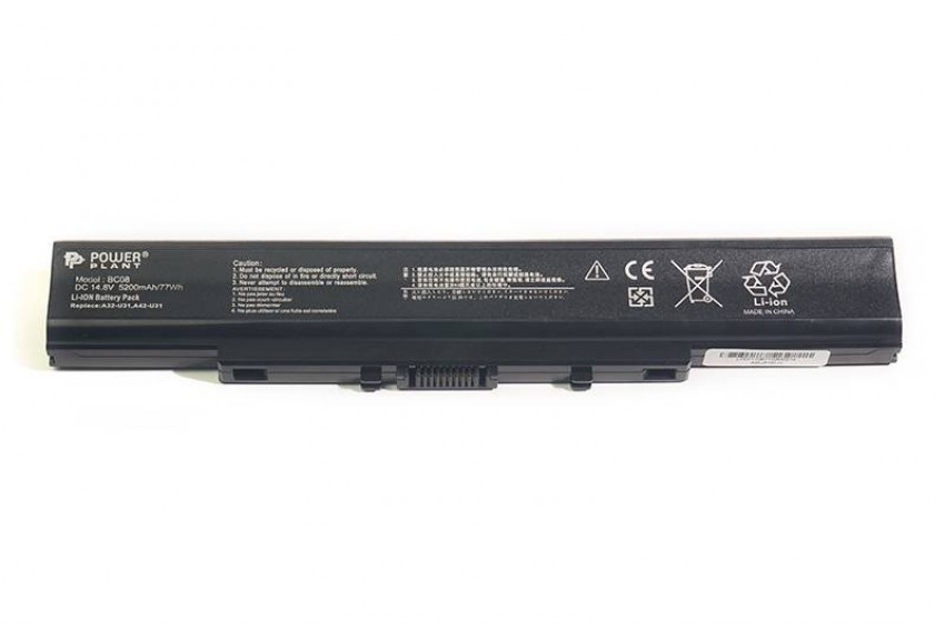 Акумулятор PowerPlant для ноутбуків ASUS U31 (A32-U31, ASU31ELH) 14.8V 5200mAh-NB430512