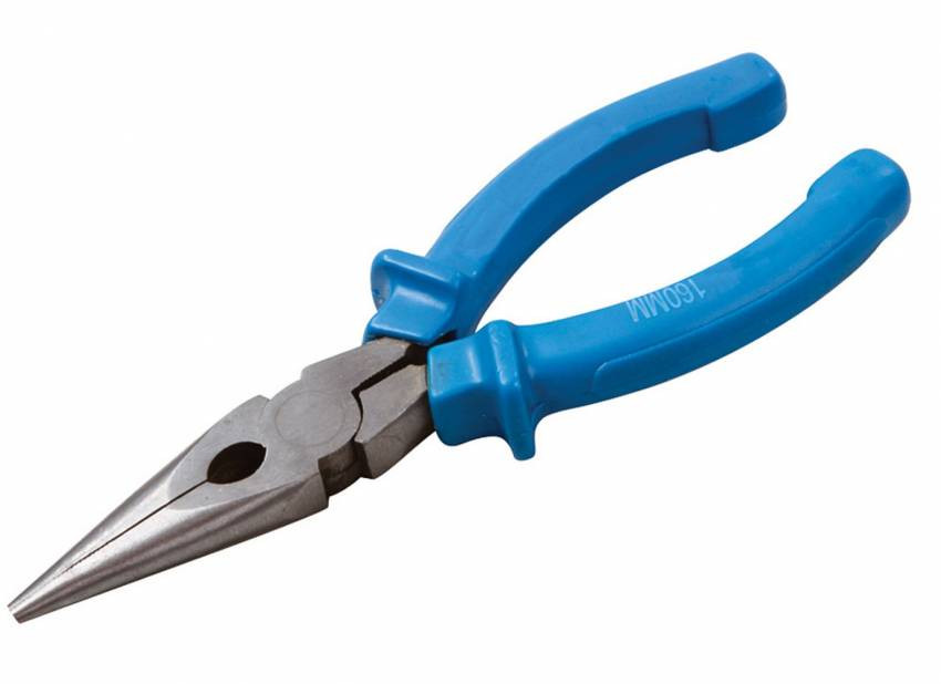 MasterTool Щипці прямі 160 мм American Type, C45, HRC 44~48, Ст.: 22-2160-22-2160