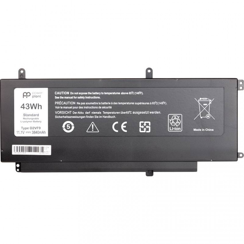 Акумулятор для ноутбуків DELL Inspiron 15 7547 (D2VF9) 11.1V 43Wh (original)-NB441112