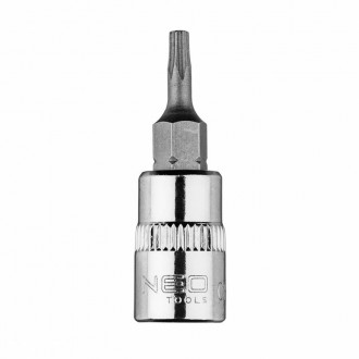 Біта TORX TX10 на торцеву головку 1/4&quot;, коротка, 37 мм-[articul]