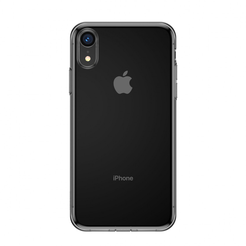 Чохол Baseus для iPhone Xr Simplicity Прозорий Чорний (ARAPIPH61-A01)-