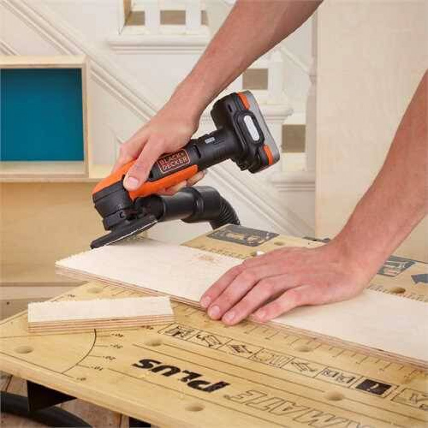 Шліфмашина вібраційна акумуляторна BLACK DECKER BDCDS12N-BDCDS12N