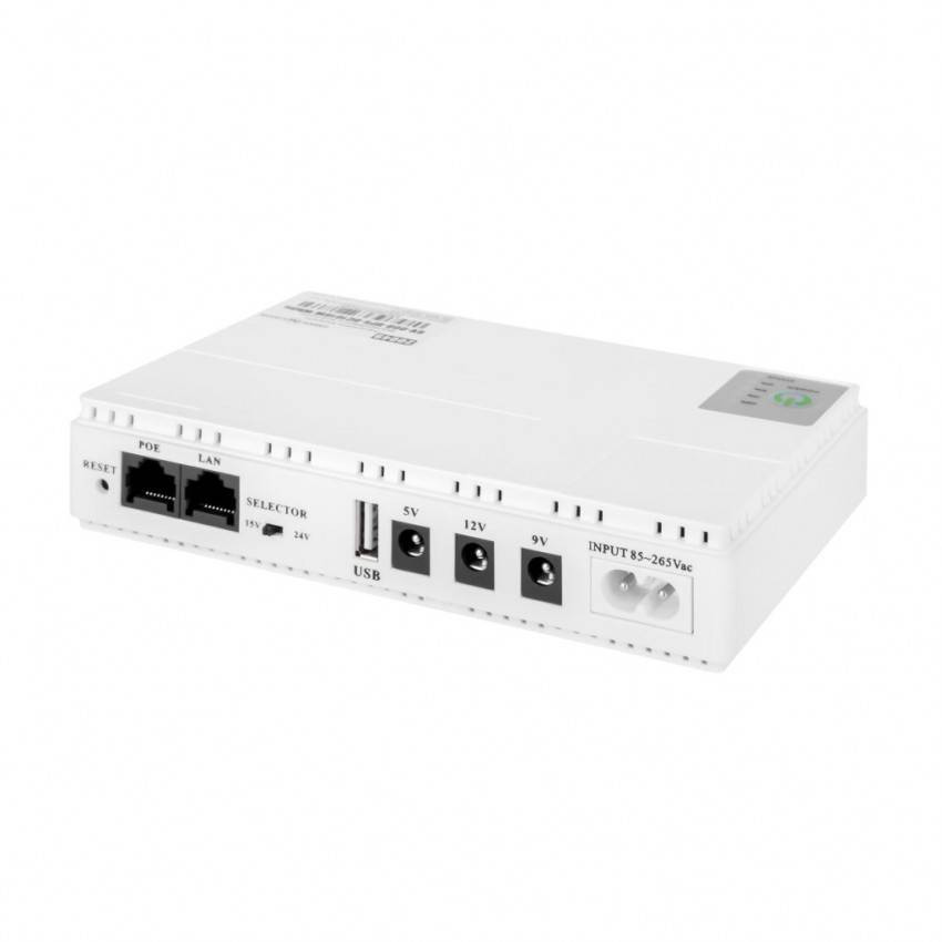 Портативне джерело безперебійного живлення GreenVision GV-008-UPS-DC1018W White-D-20049