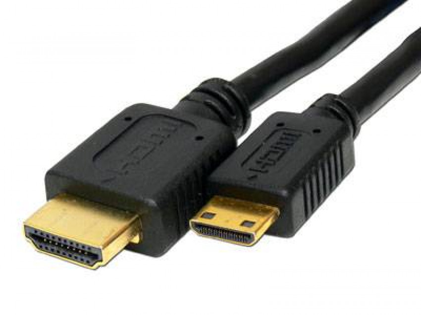 Відео кабель PowerPlant mini HDMI - HDMI, 1.5м, позолочені конектори, 1.3V-KD00AS1178