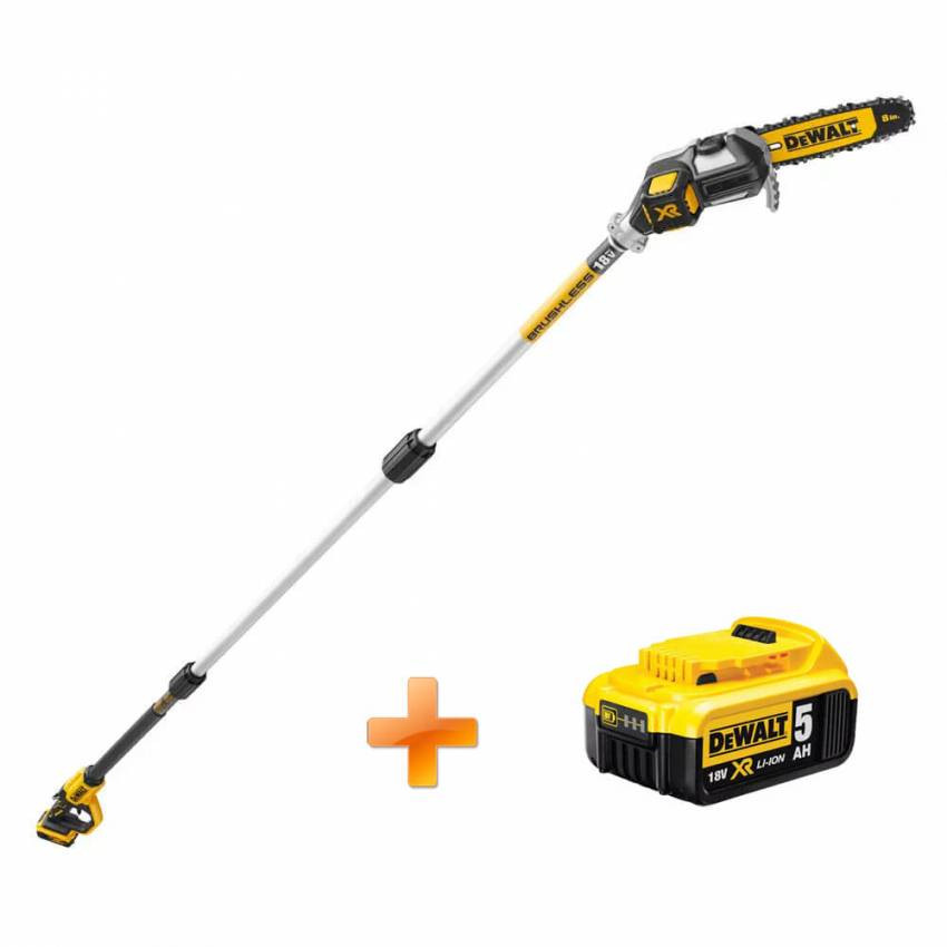 Висоторіз акумуляторний безщітковий DeWALT DCMPS567P1 DCB184-DCMPS567P1+DCB184