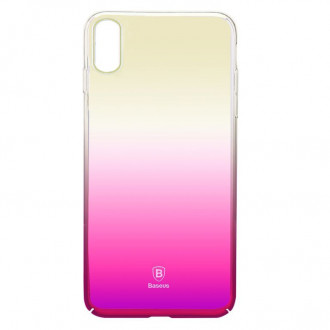 Чохол Baseus для iPhone X/Xs Glaze pink (WIAPIPHX-GC04)-[articul]