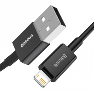 Кабель Baseus Superior USB 2.0 to Lightning 2.4А 1M Чорний (CALYS-A01)