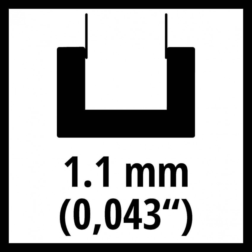 Шина для ланцюгової пилки Einhell 20 см, 1.1 мм (4500194)-