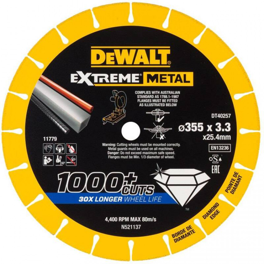 Диск алмазний DeWALT DT40257-DT40257