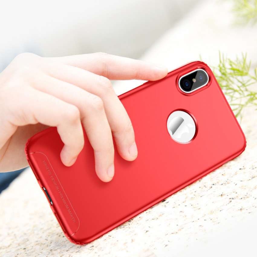 Чохол Baseus для iPhone X/X Soft Case Red (WIAPIPHX-SJ09)-