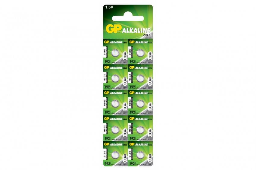 Батарейка GP Alkaline button cell.1.5 v лужна LR41-192F-2C10