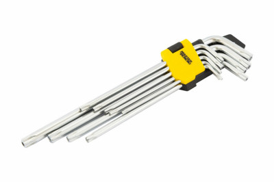 Ключі TORX MASTERTOOL набір 9 шт CrV довгі (Т10-Т50 90-227 мм) 75-0961-[articul]