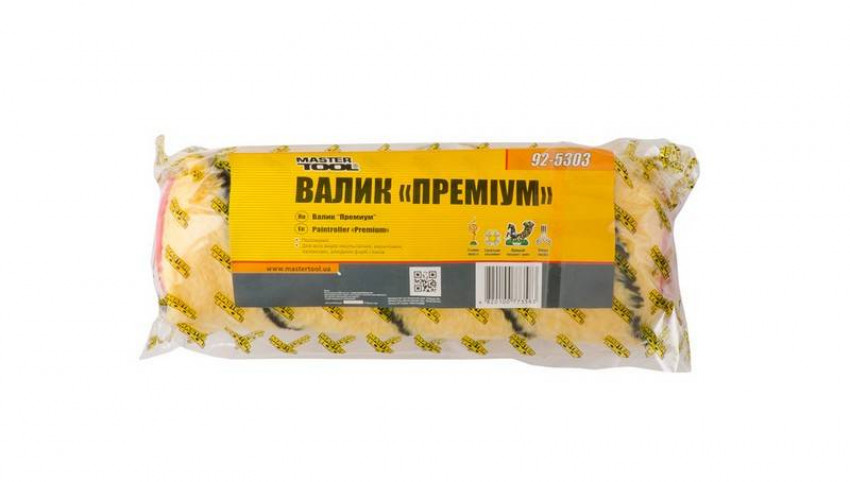 MasterTool Валик Преміум 48/180 мм 8 мм, Арт.: 92-5303-92-5303