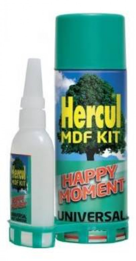 Супер-клей з активатором "HERCUL HAPPY MOMENT" 100гр 400мл-HG-100