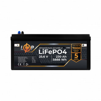 Акумулятор для автомобіля літієвий LP LiFePO4 24V - 230 Ah (+ праворуч)-[articul]