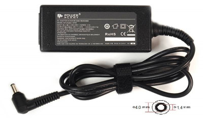 Адаптер для ноутбука PowerPlant ASUS 220V, 19V 45W 2.37A (4.0*1.4)-[articul]