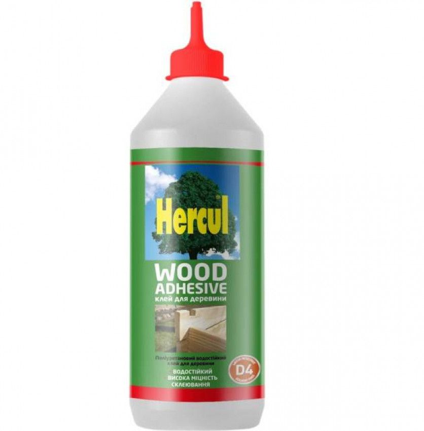 Hercul поліуретановий клей для дерева Wood Adhesive D4 500гр-HWD-4500