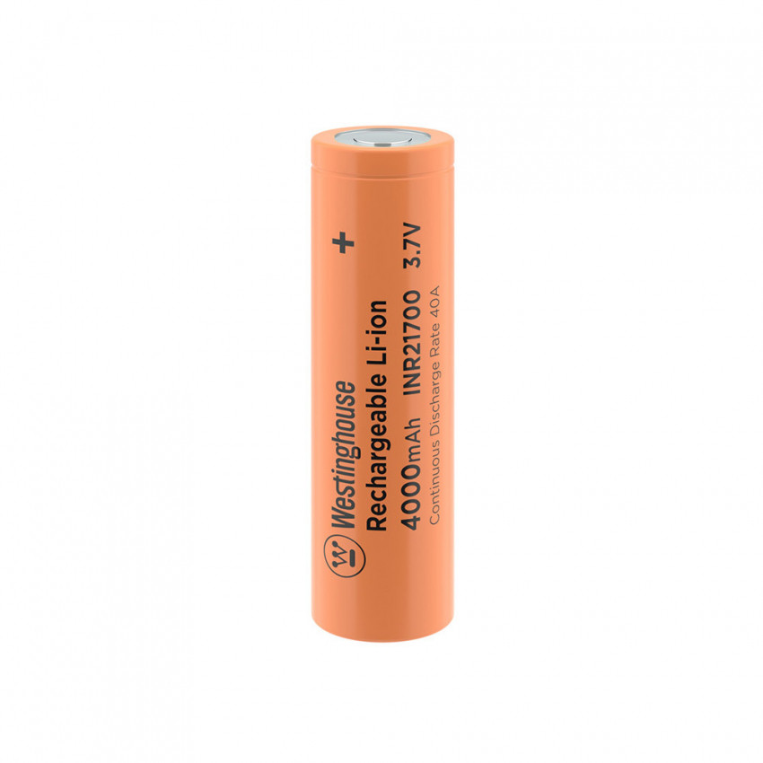 Акумулятор високотоковий літій-іонний Westinghouse Li-ion INR21700, 4000mAh, 10С, 1шт/уп-INR21700P-4000mAh(10C)