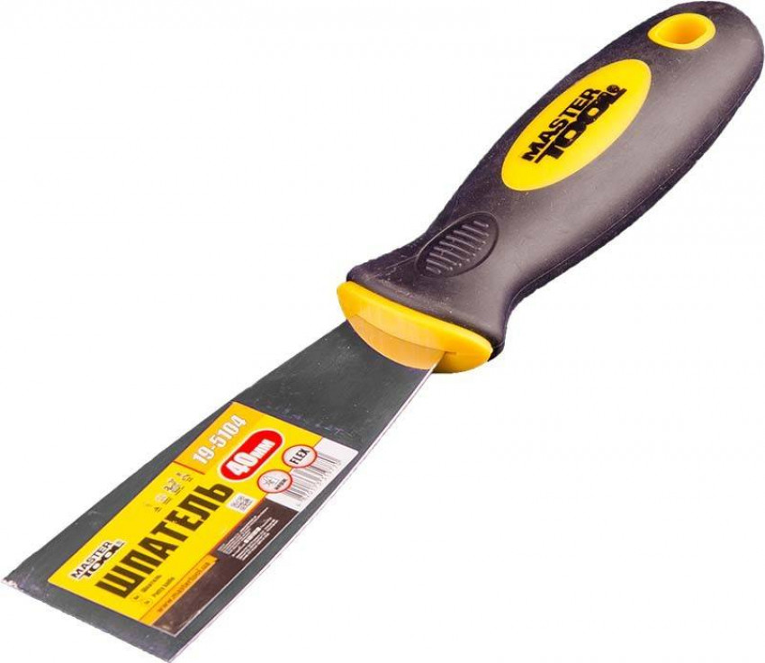 Шпатель MASTERTOOL FLEX 40 мм TPR ручка 19-5104-19-5104